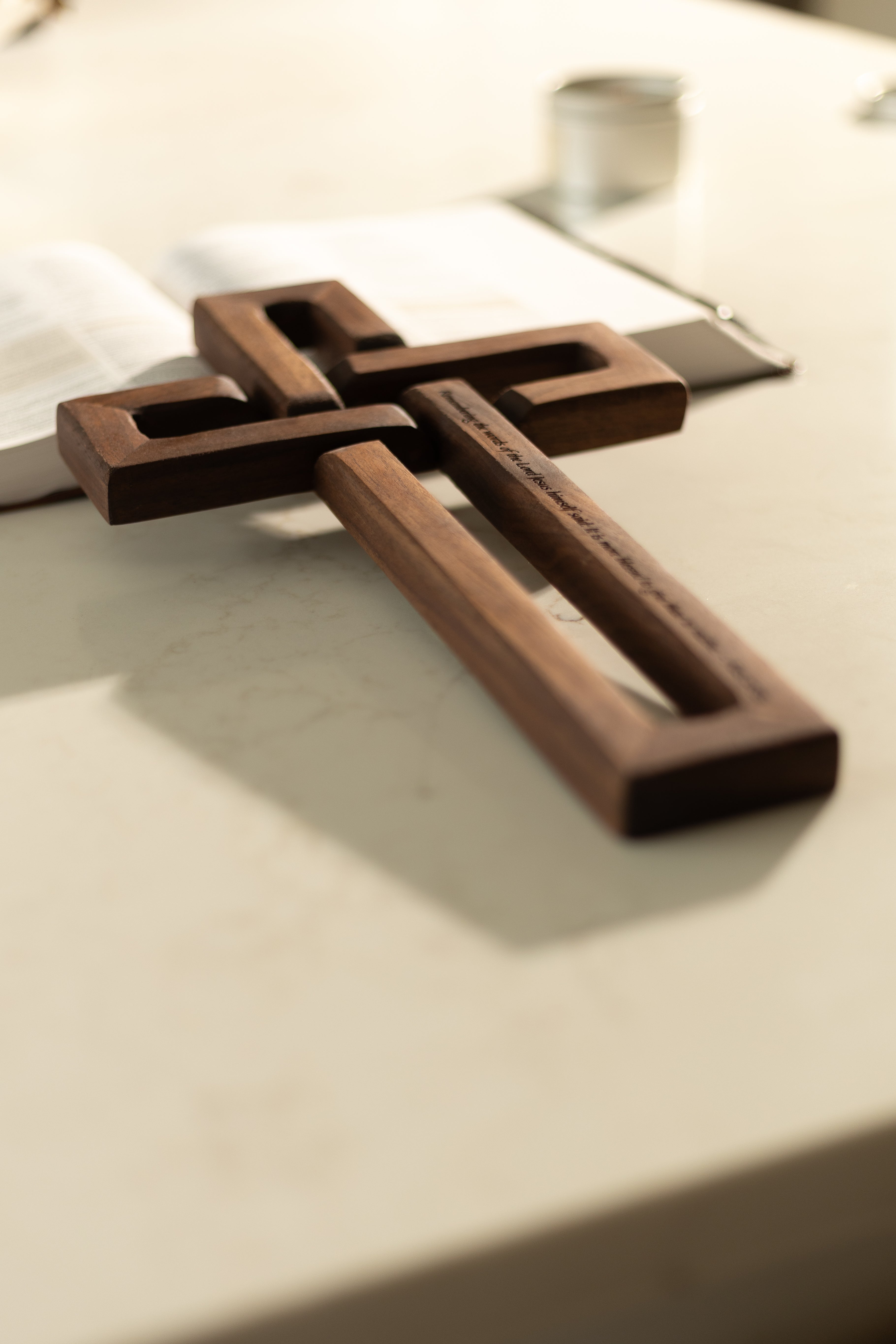 Handcrafted Woven Wooden Cross