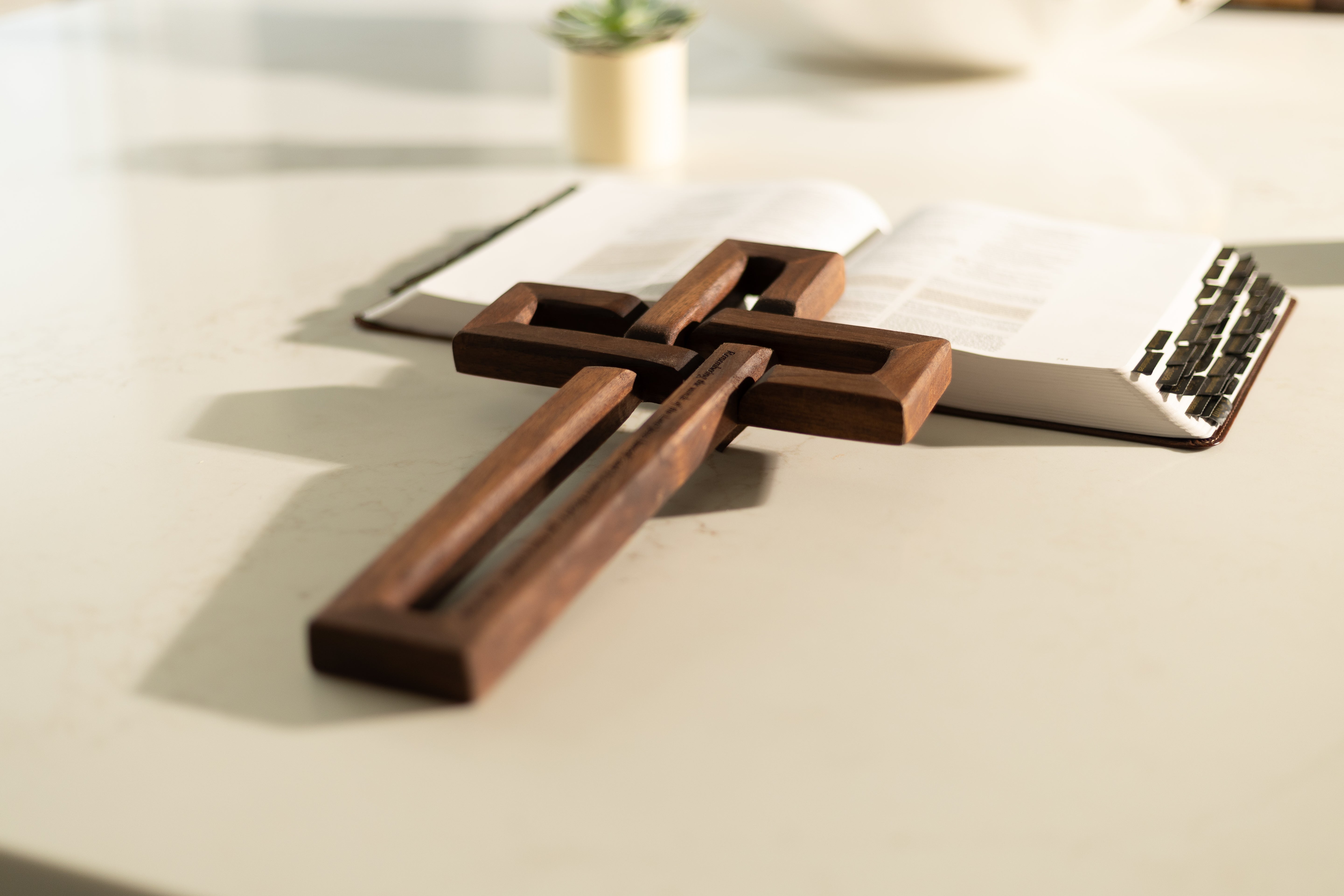 Handcrafted Woven Wooden Cross