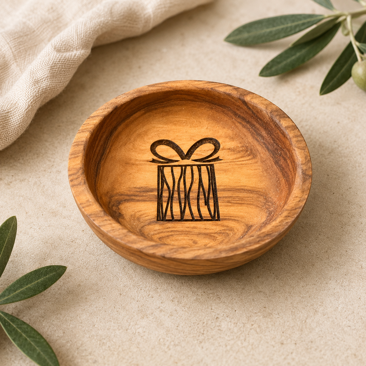 Mini Olive Wood Dish (VIP)